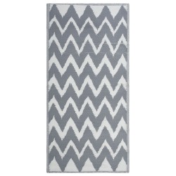 Dywan zewnętrzny 90 x 180 cm szary SIRSA