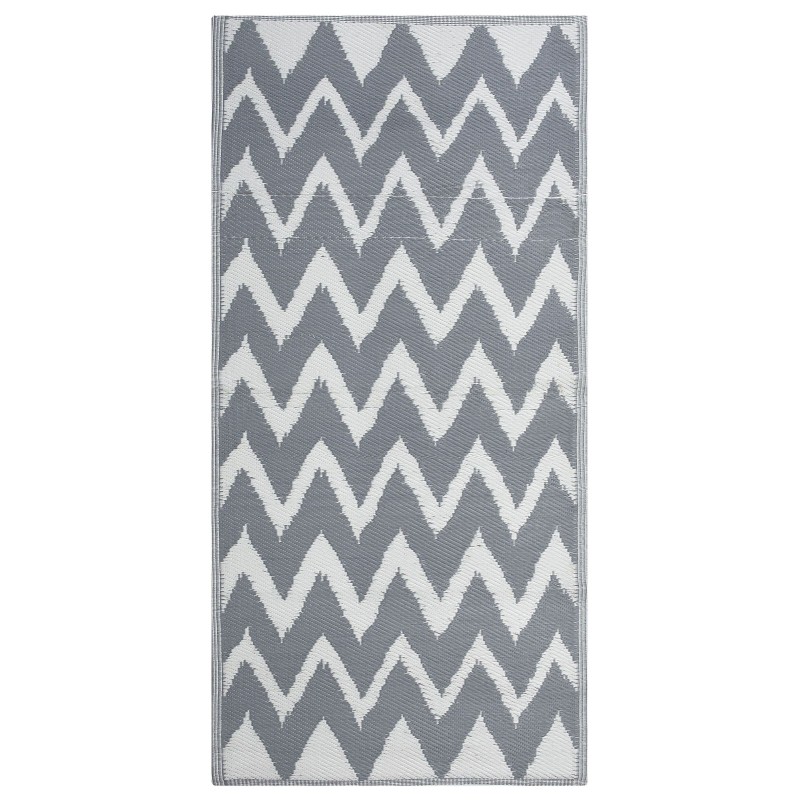 Dywan zewnętrzny 90 x 180 cm szary SIRSA