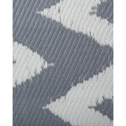 Dywan zewnętrzny 90 x 180 cm szary SIRSA