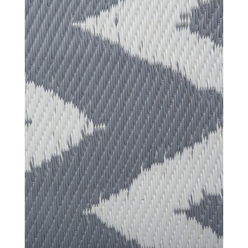 Dywan zewnętrzny 90 x 180 cm szary SIRSA