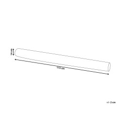 Poduszka dekoracyjna GLADIOLUS Boucle 172 x 14 cm Szary Jednolity