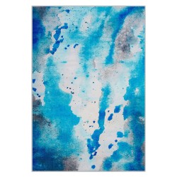 Dywan 140 x 200 cm niebiesko-szary BOZAT