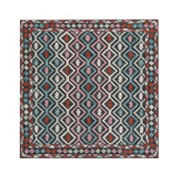 Dywan wełniany 200 x 200 cm wielokolorowy HAYMANA