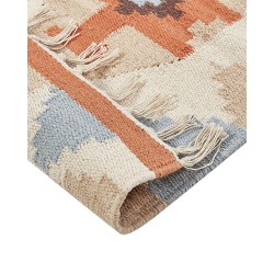 Dywan bawełniany kilim 160 x 230 cm wielokolorowy DILIJAN