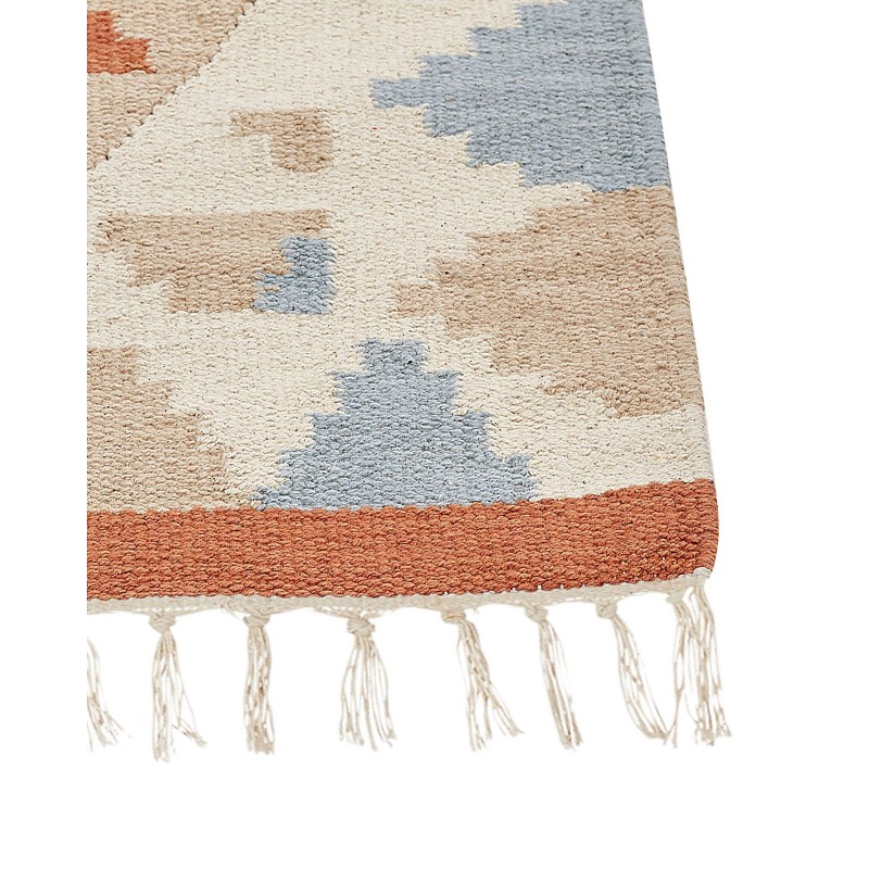 Dywan bawełniany kilim 160 x 230 cm wielokolorowy DILIJAN