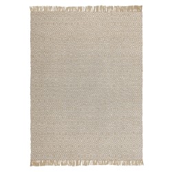 Dywan z juty 140 x 200 cm beżowy POZANTI