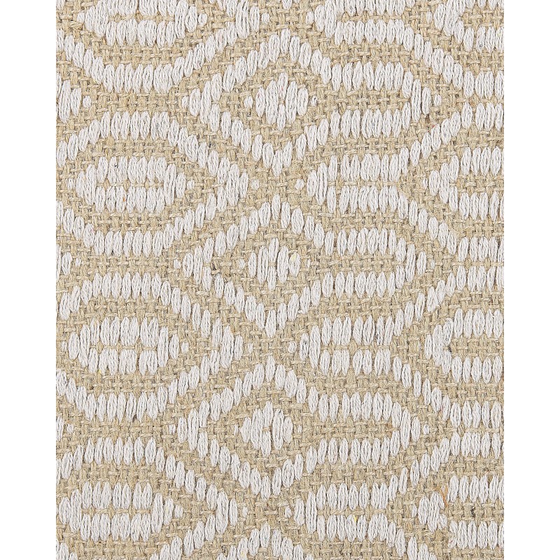 Dywan z juty 140 x 200 cm beżowy POZANTI