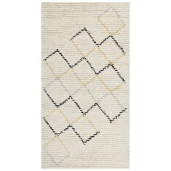 Dywan bawełniany 80 x 150 cm beżowy TEZPUR