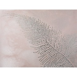 Zestaw 2 poduszek dekoracyjnych SILENE 45 x 45 cm Różowy Wzór roślinny