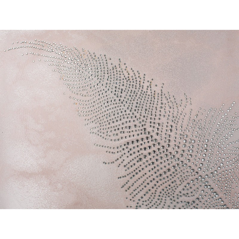 Zestaw 2 poduszek dekoracyjnych SILENE 45 x 45 cm Różowy Wzór roślinny