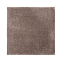 Dywan shaggy 200 x 200 cm brązowy EVREN