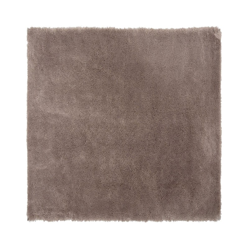 Dywan shaggy 200 x 200 cm brązowy EVREN