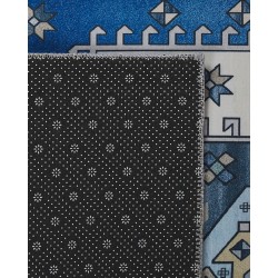 Dywan 60 x 200 cm niebiesko-beżowy PARVAKADLI