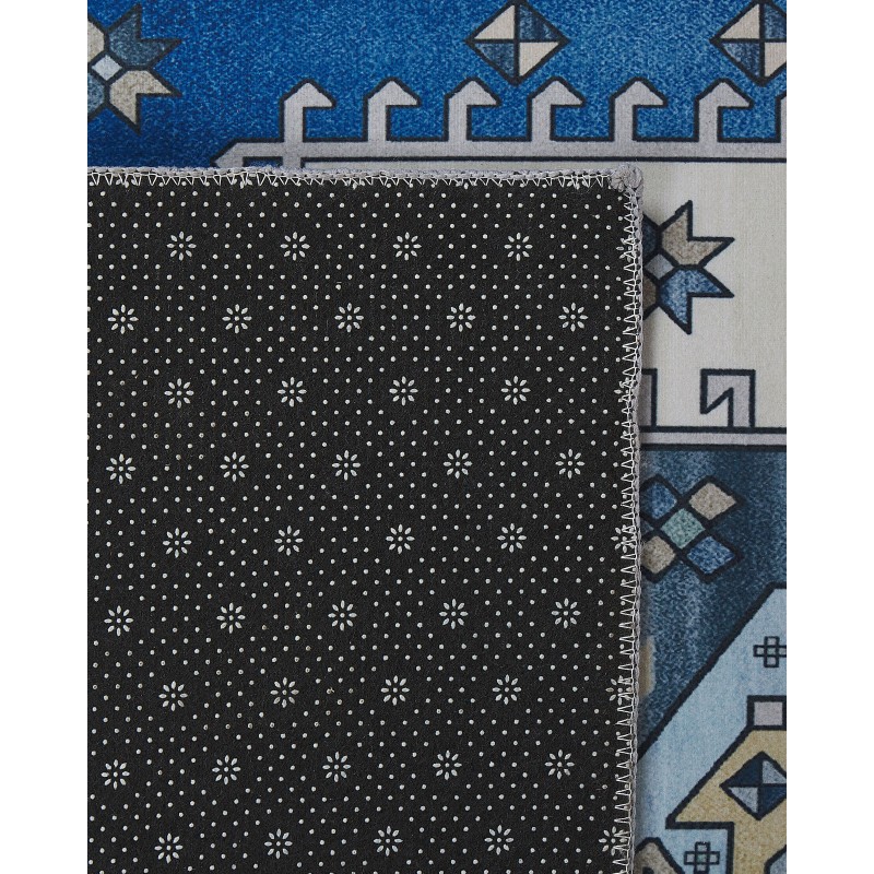 Dywan 60 x 200 cm niebiesko-beżowy PARVAKADLI