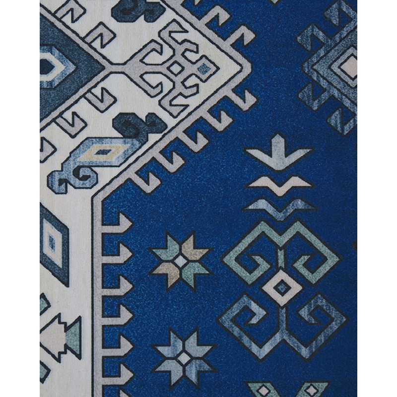 Dywan 60 x 200 cm niebiesko-beżowy PARVAKADLI