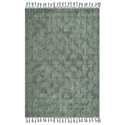 Dywan bawełniany 160 x 230 cm zielony KARS