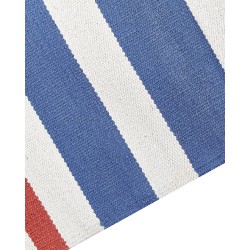 Dywan bawełniany kilim 140 x 200 cm wielokolorowy VARSER