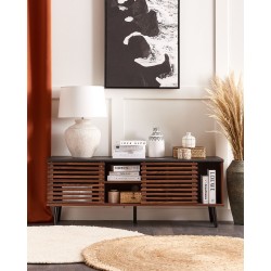 Dywan okrągły z juty ⌀ 140 cm beżowy ERENCE