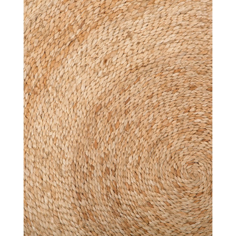Dywan okrągły z juty ⌀ 140 cm beżowy ERENCE