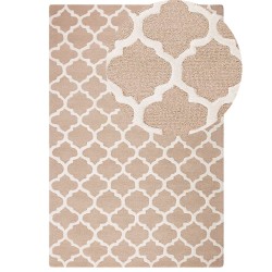 Dywan wełniany 160 x 230 cm beżowy ERBAA