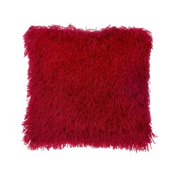 Zestaw 2 poduszek dekoracyjnych CIDE 45 x 45 cm Bordowy Jednolity