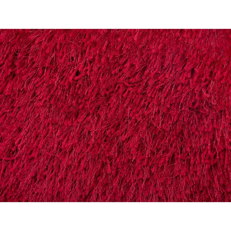 Zestaw 2 poduszek dekoracyjnych CIDE 45 x 45 cm Bordowy Jednolity