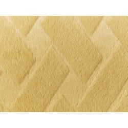 Zestaw 2 poduszek dekoracyjnych SITAPUR Sztuczne futro 45 x 45 cm Musztardowy Jednolity