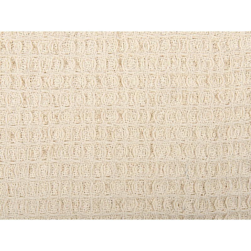 Koc MALU Bawełna 125 x 150 cm Jasnobeżowy