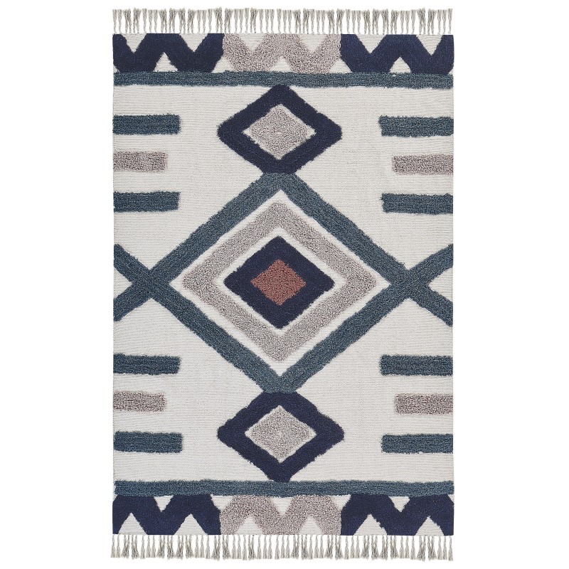 Dywan bawełniany 160 x 230 cm wielokolorowy KOZLU