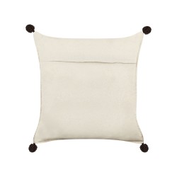 2 bawełniane poduszki dekoracyjne 45 x 45 cm jasnobeżowe FUSSEL