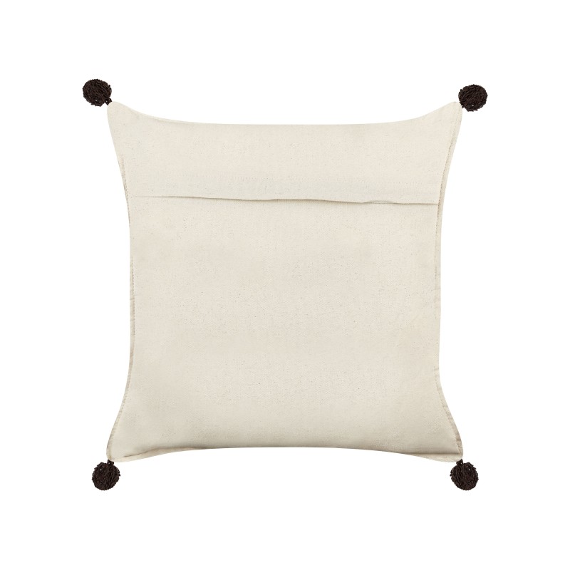 2 bawełniane poduszki dekoracyjne 45 x 45 cm jasnobeżowe FUSSEL