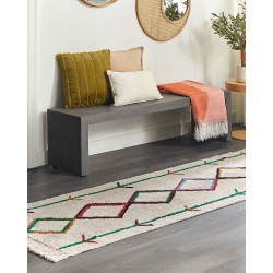 Dywan bawełniany 80 x 230 cm beżowy CETMI