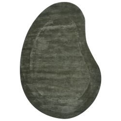 Dywan z wiskozy 160 x 230 cm zielony MASSO