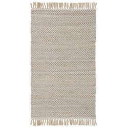 Dywan z juty 80 x 150 cm beżowy ZERDALI