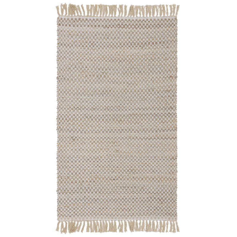 Dywan z juty 80 x 150 cm beżowy ZERDALI