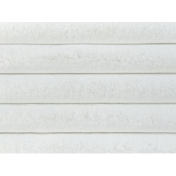 Narzuta na łóżko RAKYA Sztuczne futro 200 x 220 cm Biały