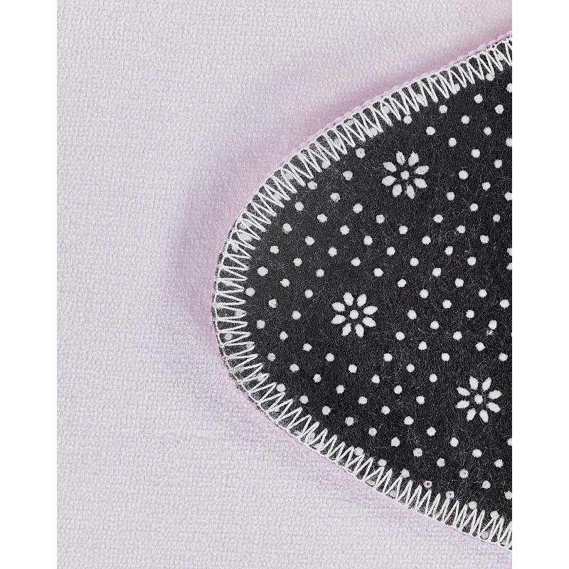 Dywan dziecięcy kształt gwiazdy 120 x 120 cm różowy SIRIUS