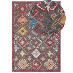Dywan wełniany 160 x 230 cm wielokolorowy FINIKE