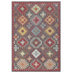 Dywan wełniany 160 x 230 cm wielokolorowy FINIKE