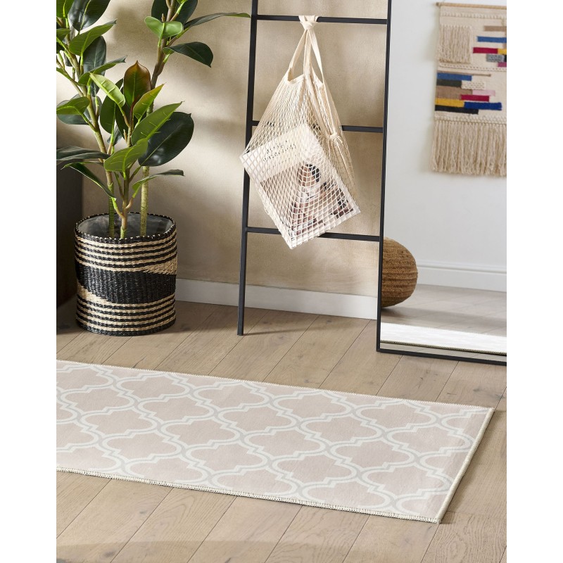 Dywan 60 x 200 cm beżowy KADAYAL