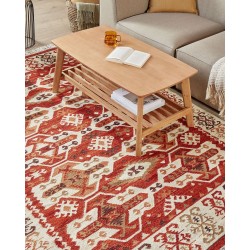 Dywan wełniany kilim 160 x 230 cm wielokolorowy VOSKEVAZ