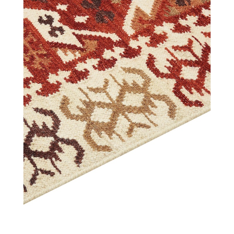 Dywan wełniany kilim 160 x 230 cm wielokolorowy VOSKEVAZ