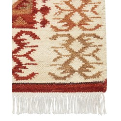 Dywan wełniany kilim 160 x 230 cm wielokolorowy VOSKEVAZ
