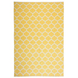 Dywan zewnętrzny dwustronny 140 x 200 cm żółty AKSU