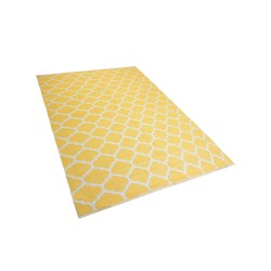 Dywan zewnętrzny dwustronny 140 x 200 cm żółty AKSU