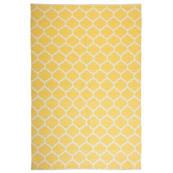Dywan zewnętrzny dwustronny 140 x 200 cm żółty AKSU