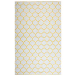 Dywan zewnętrzny dwustronny 140 x 200 cm żółty AKSU