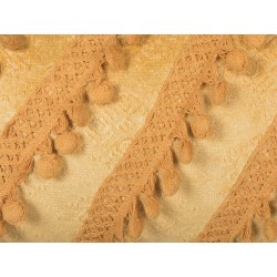 Poduszka dekoracyjna AYROOR 30 x 50 cm Musztardowy Wzór geometryczny