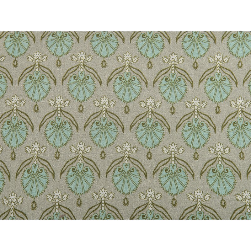 Zestaw 2 poduszek dekoracyjnych PICTUS Welur 45 x 45 cm Zielony Wzór roślinny