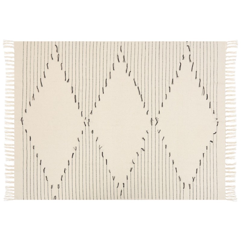 Koc ULUYOL Bawełna 130 x 170 cm Beżowy